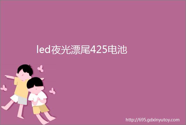 led夜光漂尾425电池