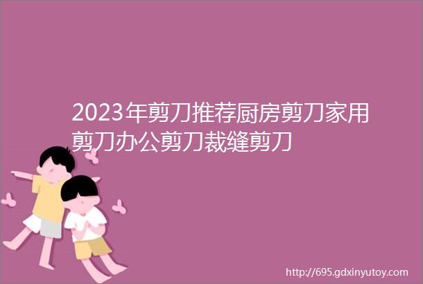 2023年剪刀推荐厨房剪刀家用剪刀办公剪刀裁缝剪刀