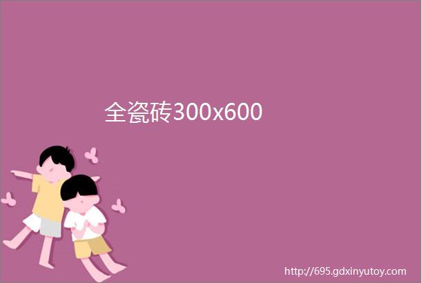 全瓷砖300x600