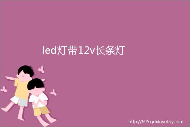 led灯带12v长条灯