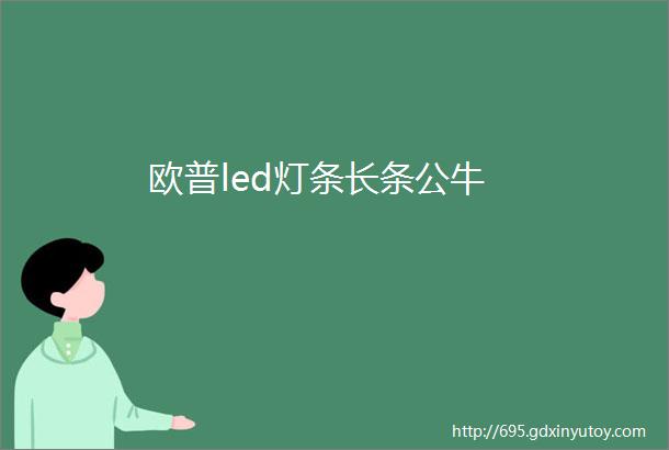 欧普led灯条长条公牛