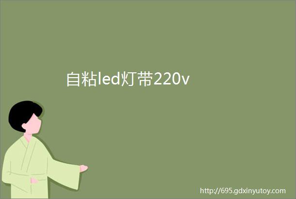 自粘led灯带220v