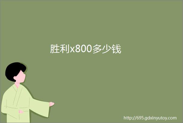 胜利x800多少钱