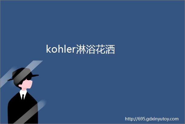 kohler淋浴花洒