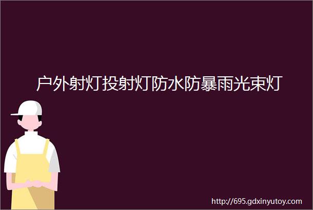 户外射灯投射灯防水防暴雨光束灯