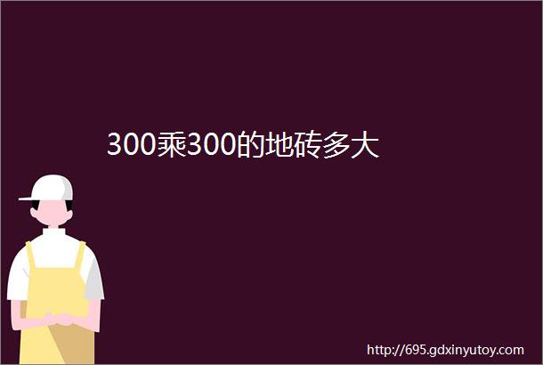 300乘300的地砖多大