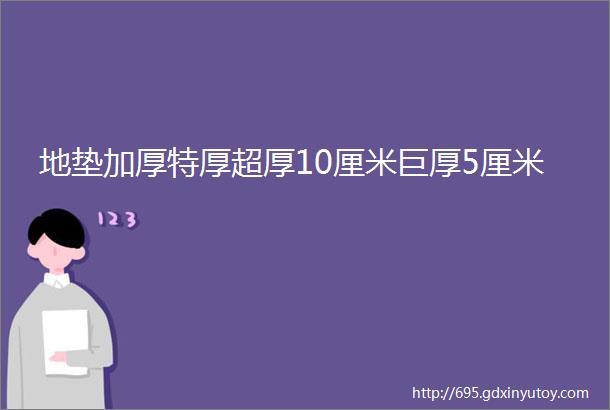 地垫加厚特厚超厚10厘米巨厚5厘米